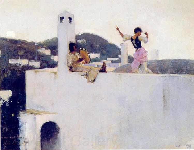 John Singer Sargent Sargent  Capri